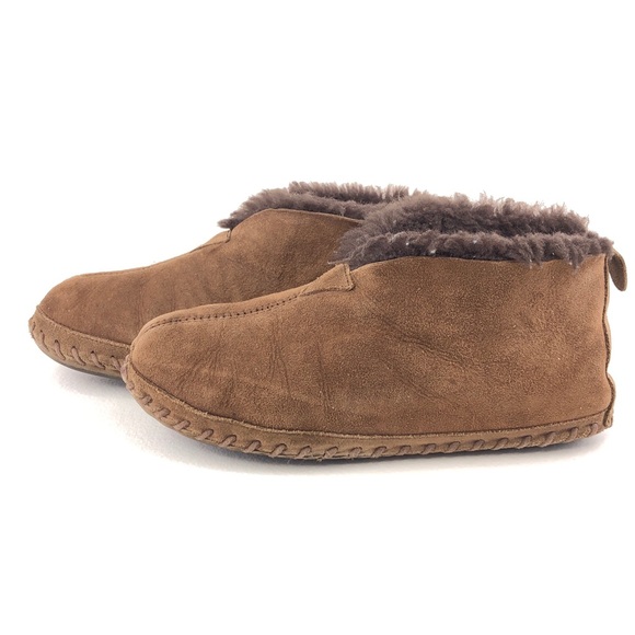 L.L. Bean Wicked Good Sheepskin Winter Slippers 10M - Picture 2 of 13